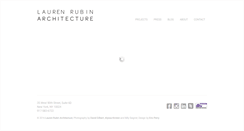 Desktop Screenshot of laurenrubinarchitecture.com